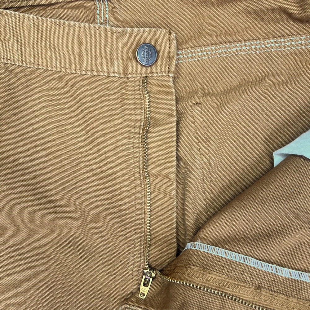 Dickies Carpenter Pants Mens 38x32 Brown Duck Canvas Workwear Utility Rugged Y2K - Picture 12 of 12